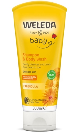 Baby Shampoo and Body Wash Calendula Weleda 200 ml